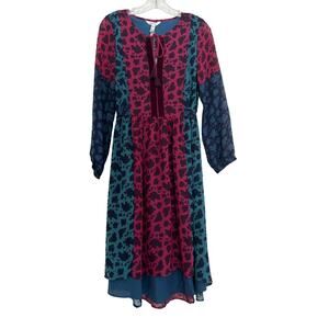 Matilda Jane A Little Party Dress Womens Size XS Velvet Sheer Fairy Whimsical